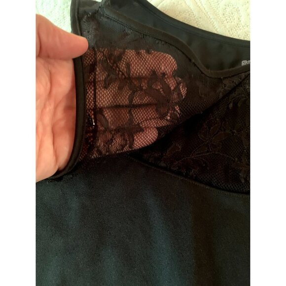 Spanx 1X Black Lace Cami Sleeveless Shaping Camisole - Picture 3 of 5